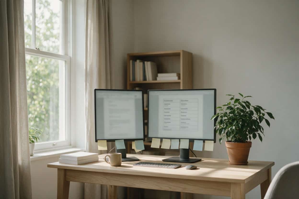 Ukrainian translation project on screen in a localisation studio