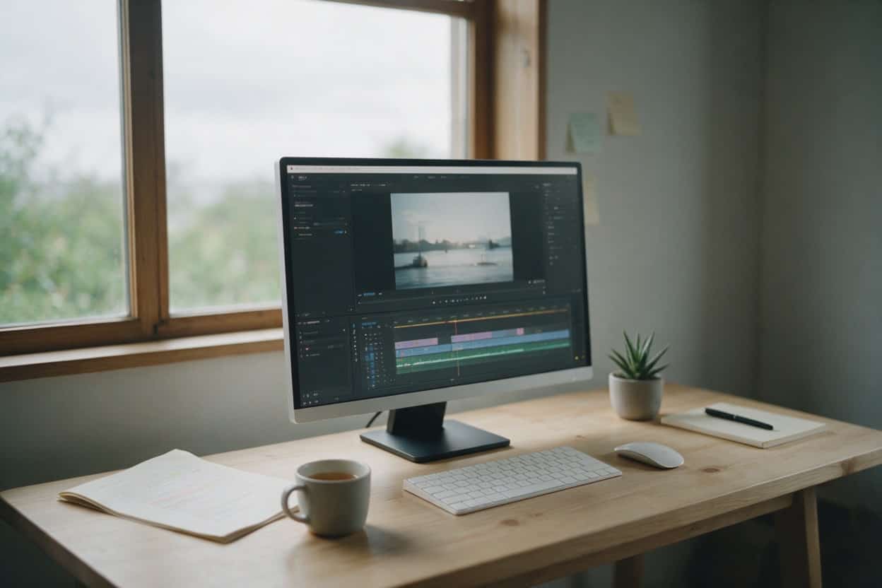 Estonian translation project on screen in a localisation studio