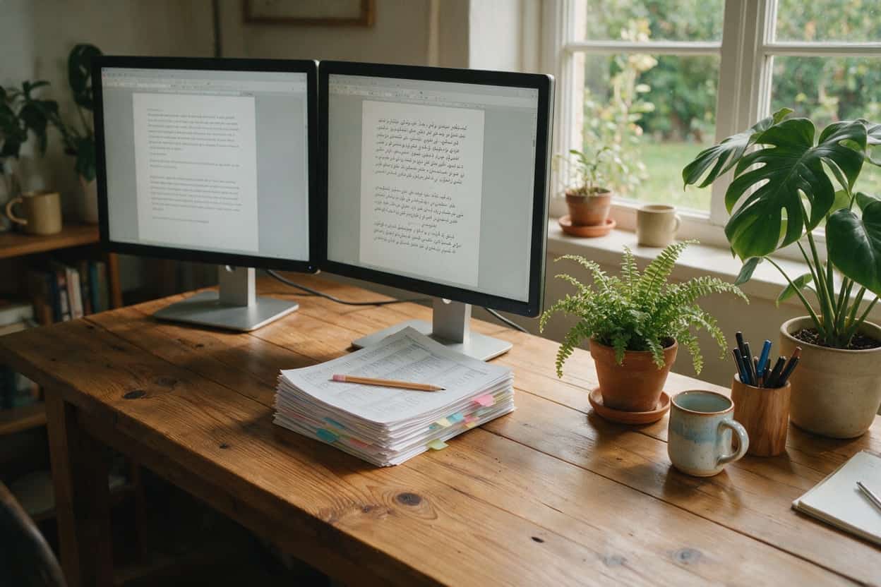 Czech translation project on screen in a localisation studio