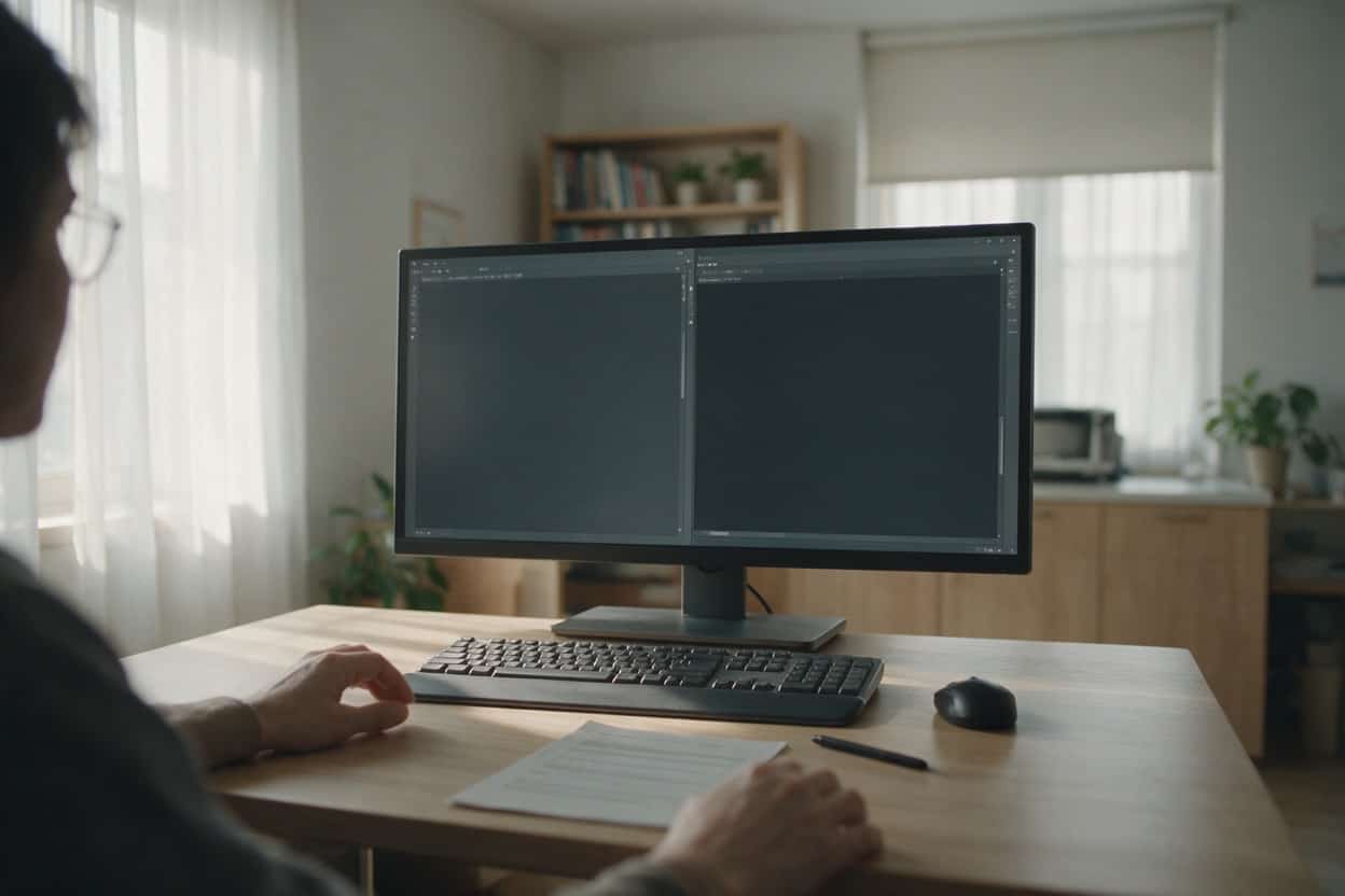 French (European) translation project on screen in a localisation studio