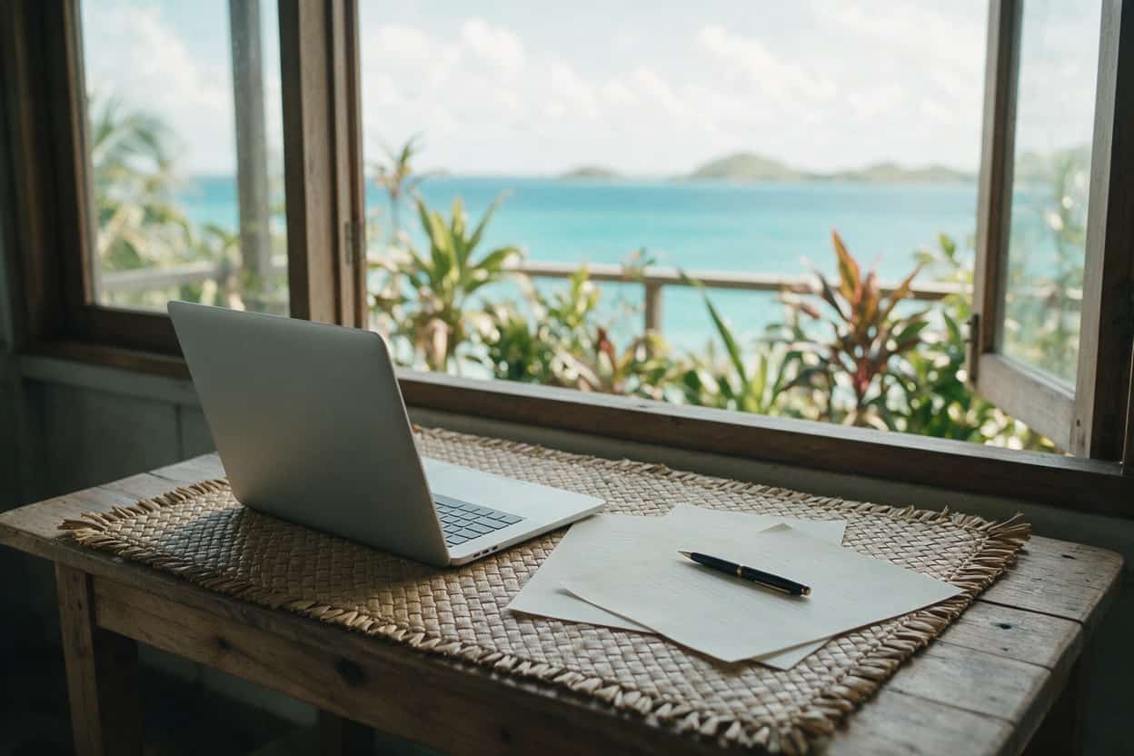 Samoan translation project on screen in a localisation studio