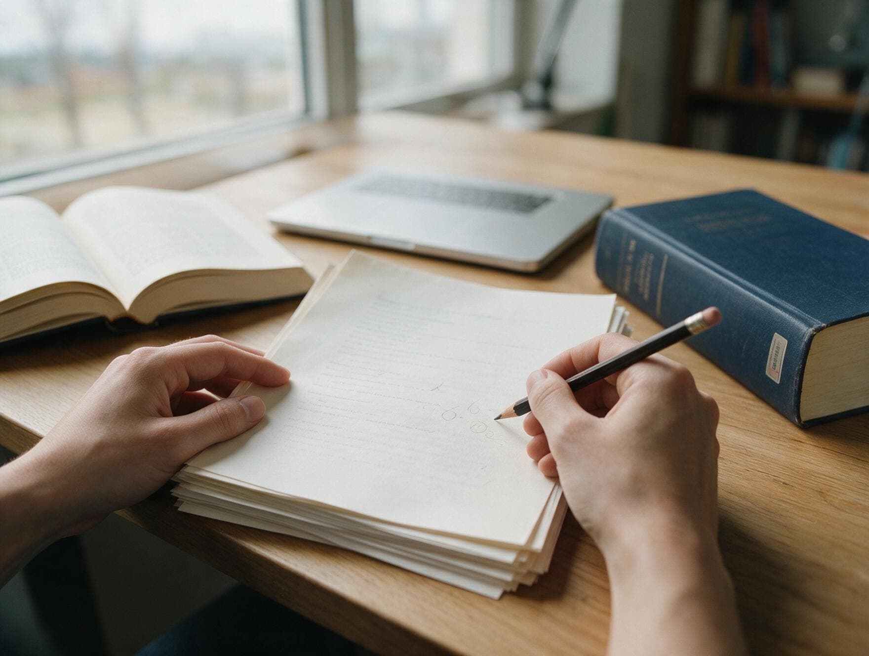 Linguist working on a English translation