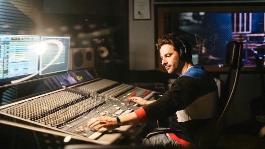 Image of a man in control of the recording studio to illustrate an article on ADR in Film and Animation Voice-Over. Photo by Tima Miroshnichenko on Pexels: https://www.pexels.com/photo/a-man-in-control-of-the-recording-studio-4988130/