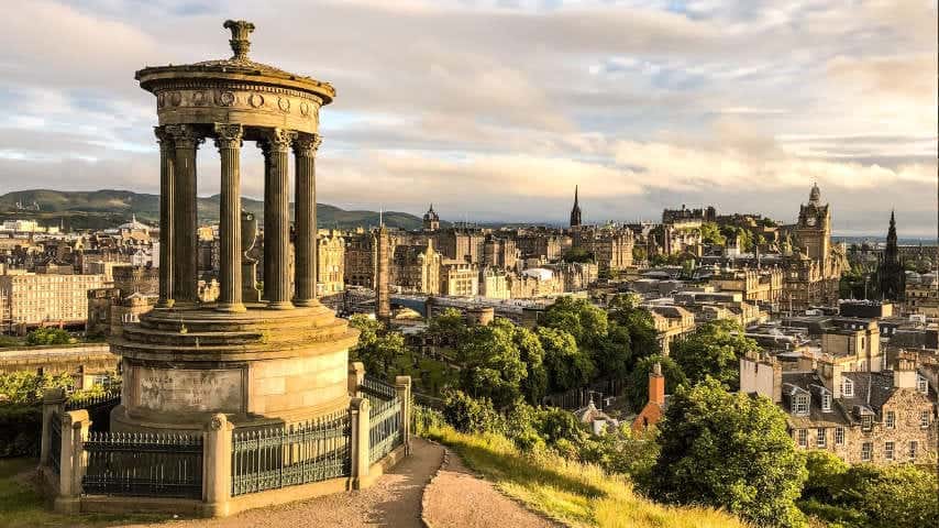 View of Edinburgh from Calton Hill