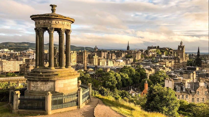 View of Edinburgh from Calton Hill