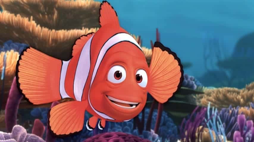 Voice of Marlin in Finding Nemo. Image of Marlon from the Disney movie Finding Nemo. This image is used to illustrate the article "Who is the Voice of Marlin in Finding Nemo?". Image taken from: https://www.ramascreen.com/albert-brooks-returns-to-voice-marlin-for-finding-nemo-2/