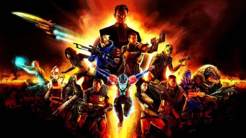 Mass Effect Voice Actors. Image from the video game franchise Mass Effect. This image has been used to illustrate the article "Mass Effect Voice Actors: Creating a Legacy in Sci-Fi Gaming." Image taken from: https://wallpapers.com/images/featured-full/mass-effect-2pdbckwucqeccpsi.jpg